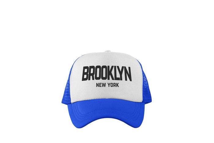 Brooklyn New York Retro Design Trucker Baseball Hat - NYC Factory