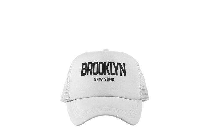 Brooklyn New York Retro Design Trucker Baseball Hat - NYC Factory