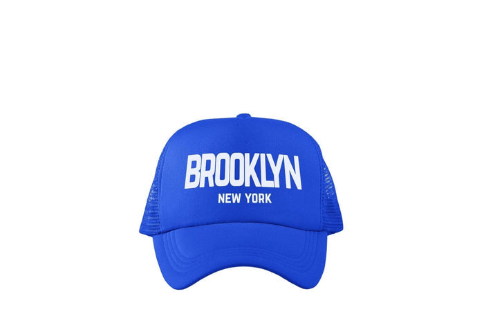 Brooklyn New York Retro Design Trucker Baseball Hat - NYC Factory