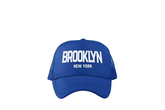 Brooklyn New York Retro Design Trucker Baseball Hat - NYC Factory