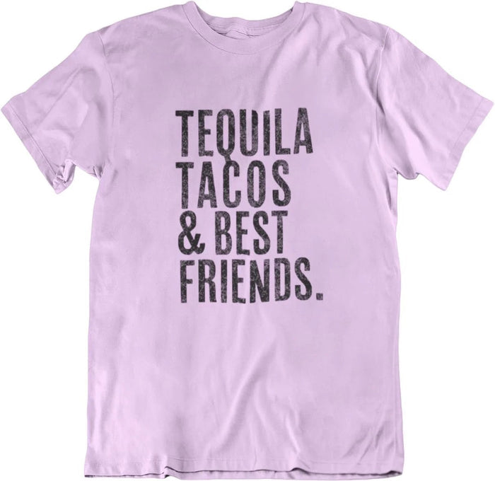 Men's Cinco De Mayo T-Shirt Taco Y Tequila Tee Short Sleeve