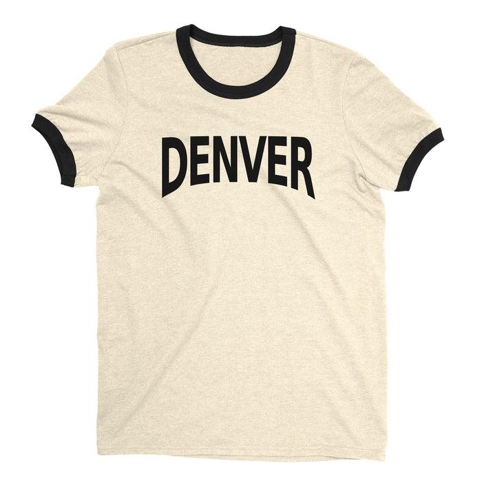 Denver Ringer Tee — Natural