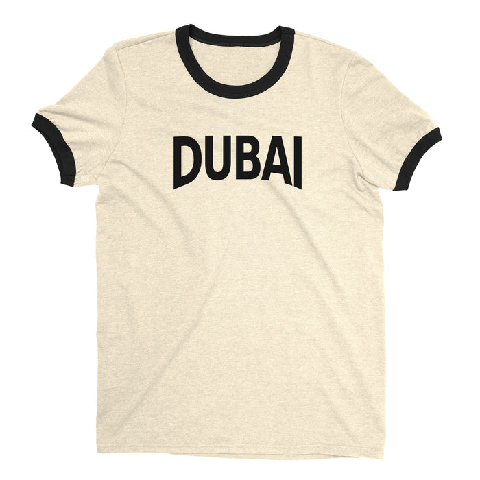 Dubai Ringer Tee — Natural
