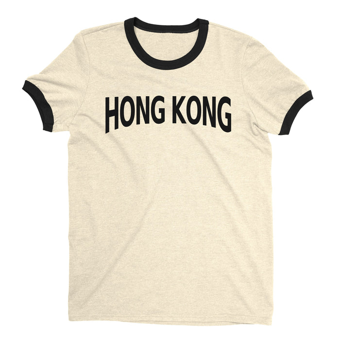 Hong Kong Ringer Tee — Natural