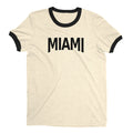 Miami Ringer Tee — Natural