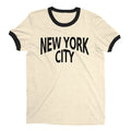 New York City Ringer Tee — Natural