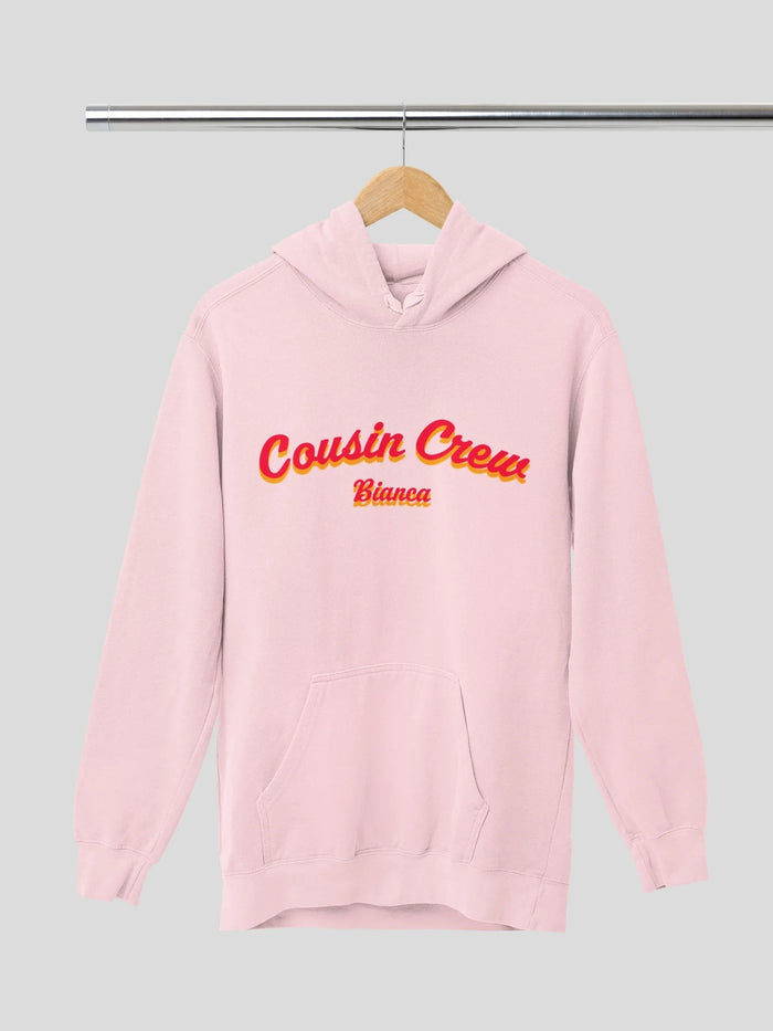 Kids Retro Custom Sweatshirt Vintage Style Personalized Shirt Front and Sleeve