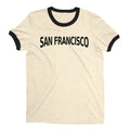 San Francisco Ringer Tee — Natural