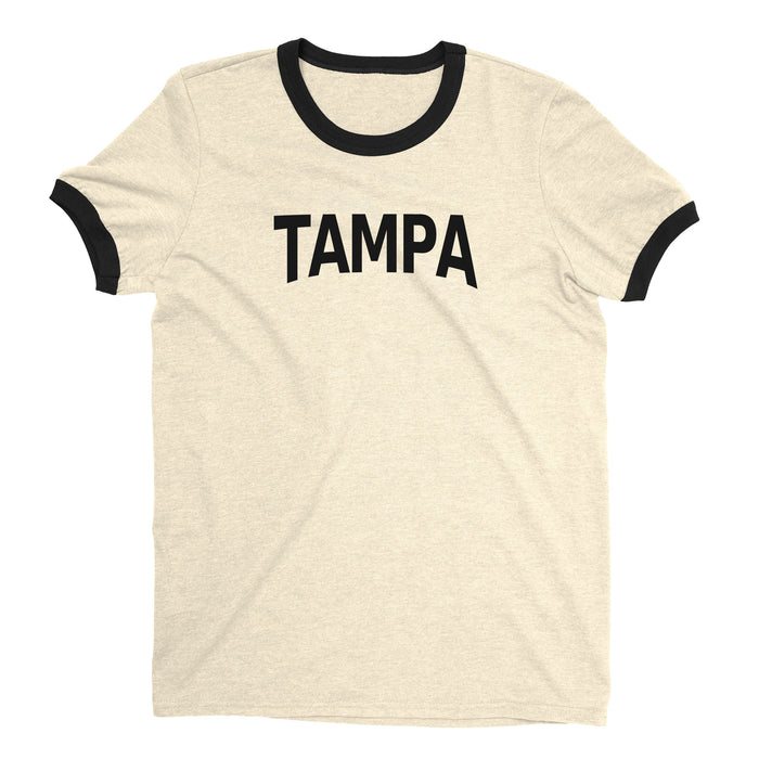 Tampa Ringer Tee — Natural