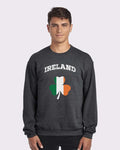 Ireland Flag Retro Design Custom Crewneck Sweatshirt
