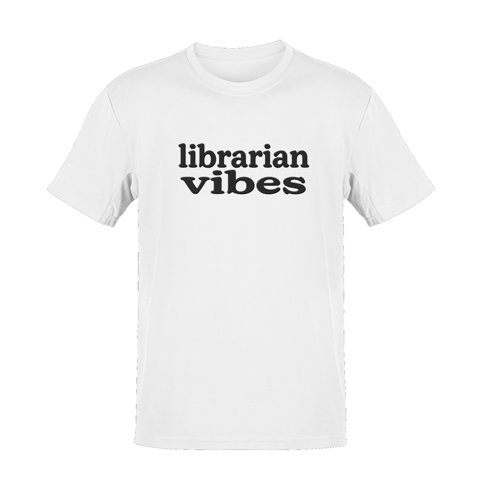 Unisex Librarian Vibes Soft Cotton Tee - NYC Factory