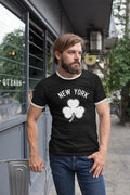 Shamrock Ringer Tee - New York City Irish - St. Patrick's Day Apparel