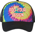 Design your own tie-dye trucker hat / Custom Tie-Dyed 5-Panel Cap