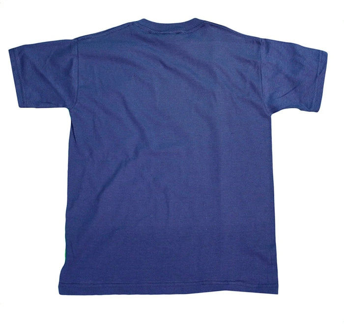 NYPD Kids Short Sleeve Tee NYC Police Youth T-Shirt Navy & White - NYC Factory