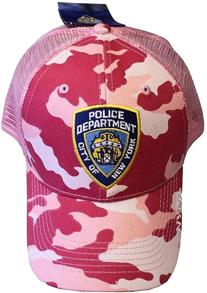 Men's NYPD Baseball Hats (Pink Camo)