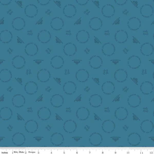 Only You Text Toss Cotton Fabric by The Yard