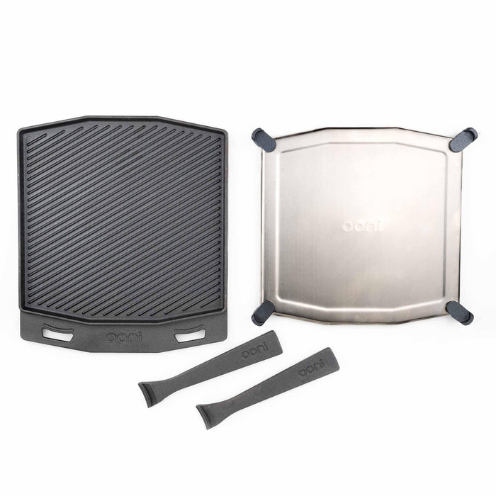 Ooni Dual-Sided Cast Iron Grizzler Plate - BBQ Land