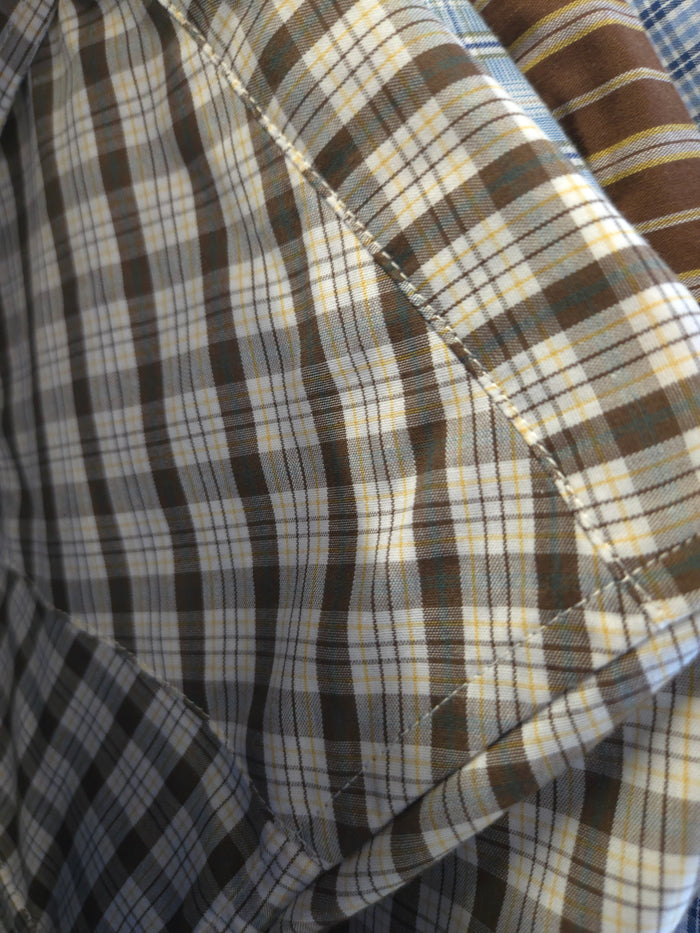 Panhandle Slim PLAID ASSORTED Short Sleeve SNAP