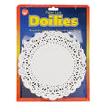 PAPER LACE DOILIES: 6" ROUND WHITE 100 PACK