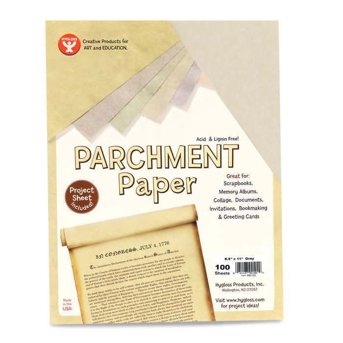 PARCHMENT PAPER - GRAY 30 SHEETS