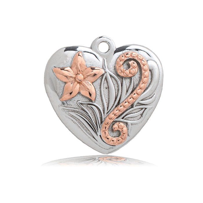 Peach Moonstone Stone Bracelet with Renewal Heart Sterling Silver Charm