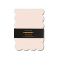 Peach + Persimmon Duotone Scalloped Notepad - bubblegum market