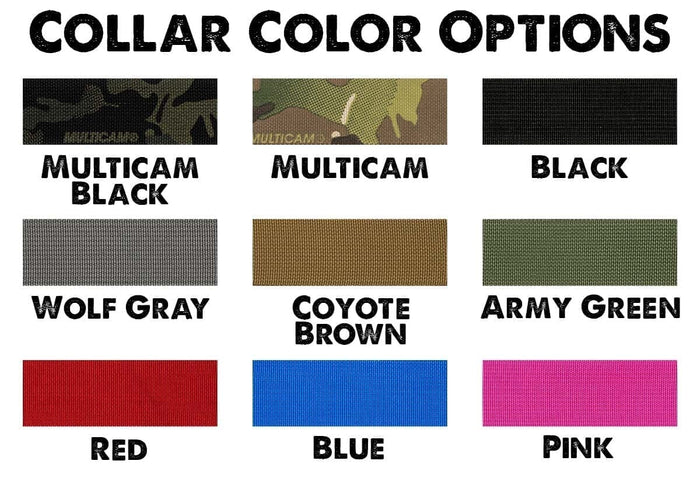 Personalized 1" Extreme Tactical Dog Collar