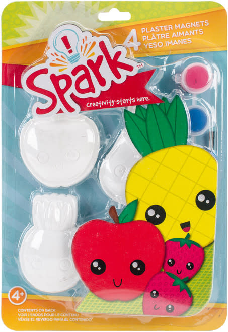 PLASTER MAGNET SET: FRUIT - Creative Kids