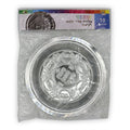 PLASTIC SILVER SEDER PLATE 7.75" 10 Pack - Creative Kids