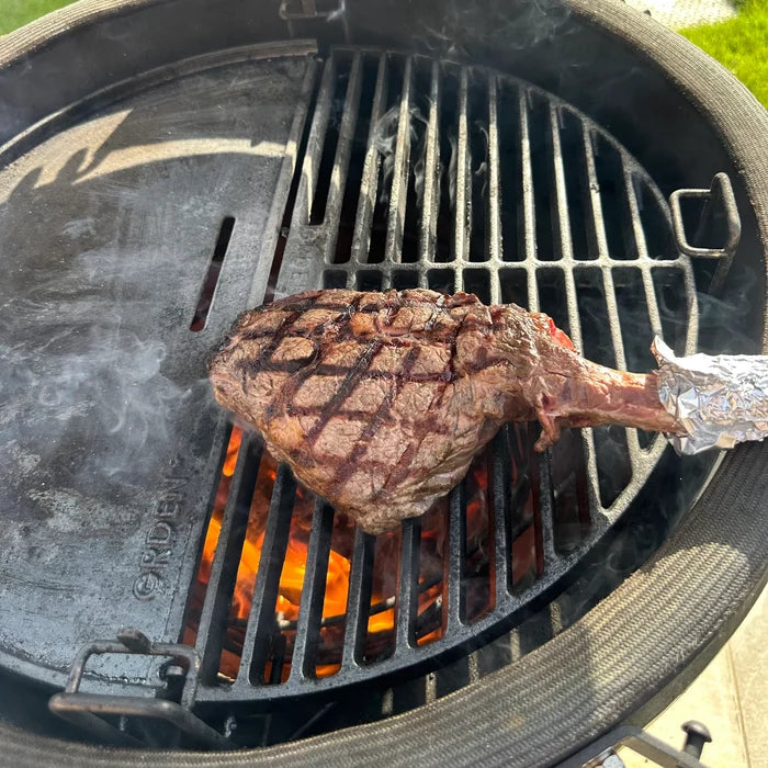 Premium Cast Iron Searing Grate for V2 Max Kama Gear Kamado