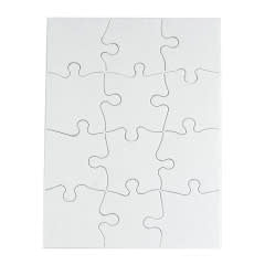 PUZZLE BLANK - 12pc - 5.5''X8'' 24 puzzles - Creative Kids