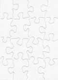 PUZZLE BLANK: 4''x5½'' 16PC  24 PUZZLES - Creative Kids