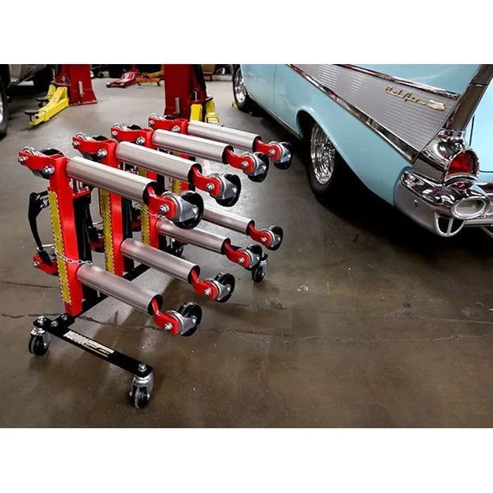Ranger RCD-1500 GoCart Storage Stand Shown With Dollies Not Included