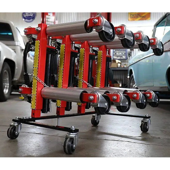 Ranger RCD-1500 GoCart Storage Stand Shown With Dollies Not Included