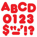 READY LETTERS: 4"  RED