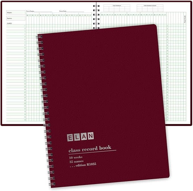RECORD BOOK - ROLL BOOK  8.5"X11" - Creative Kids