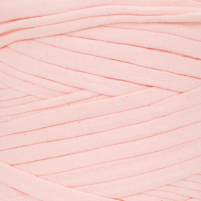 Recycled T-Shirt Fabric Yarn - Salmon Pink Color