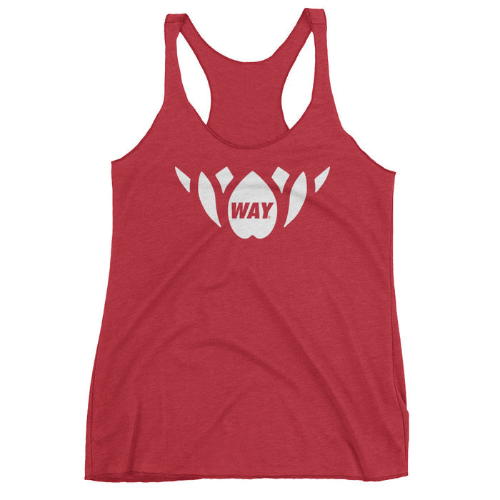 Red + White Lotus Team Tank