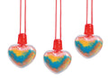 SAND ART: HEART NECKLACE 12PC