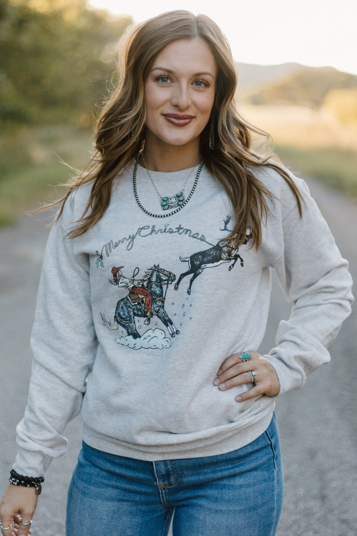 Santa's Breakaway Babe Sweater - Sterling Kreek