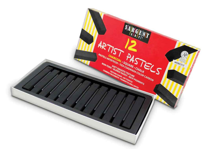 CHARCOAL SQUARES 12 CT