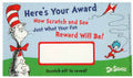 SCRATCH REWARD CARD: DR. SUESS