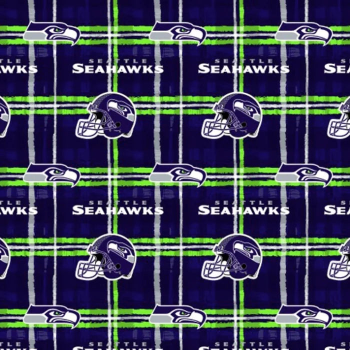 Seattle Seahawks NFL Flannel Fabric