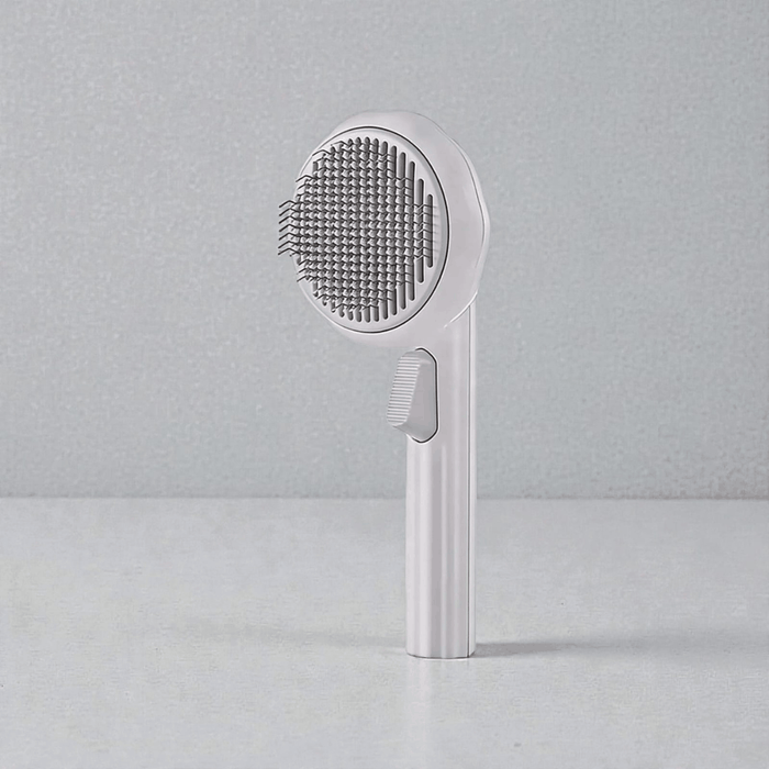 Self Cleaning Slicker Brush for Dogs and Cats – One Click Pet Hair Shedding Comb