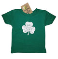 Shamrock Toddler T-Shirt (Distressed Design, Irish Green)