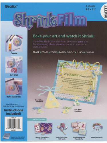 Shrink Film 8.5"x11"