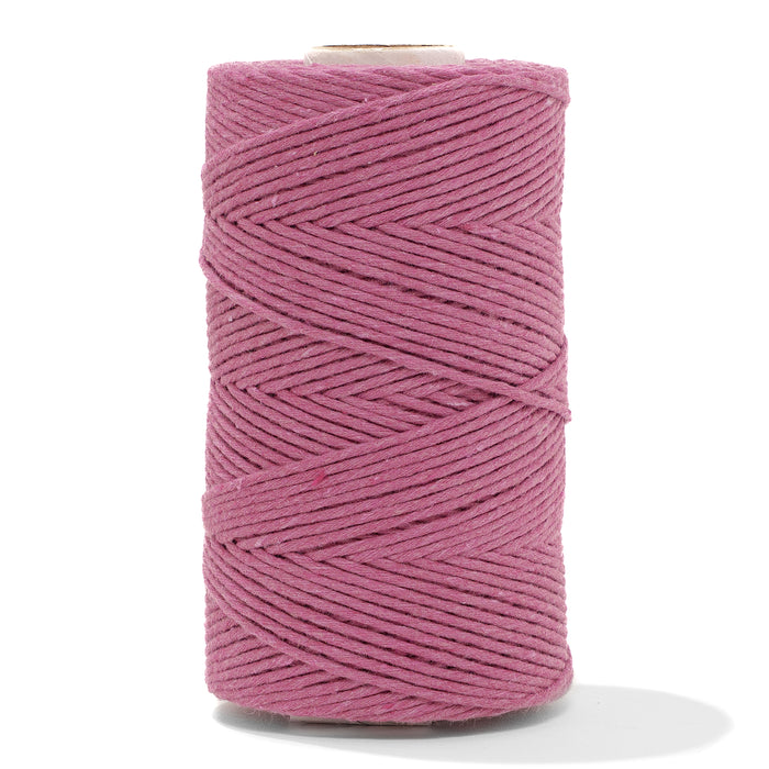 Soft Cotton Cord Zero Waste 2 mm - 1 Single Strand - Lotus