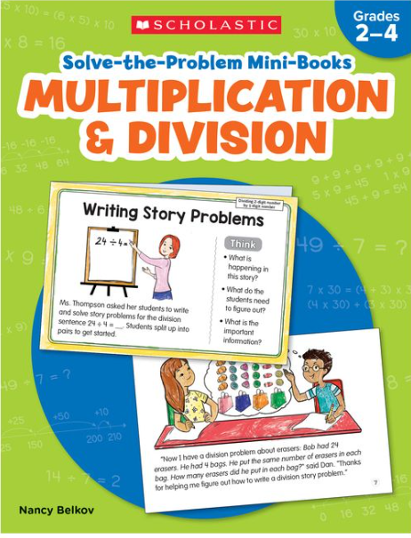 Solve The Problem Mini Book Multiplication and Division Gr 2-4 - Creative Kids