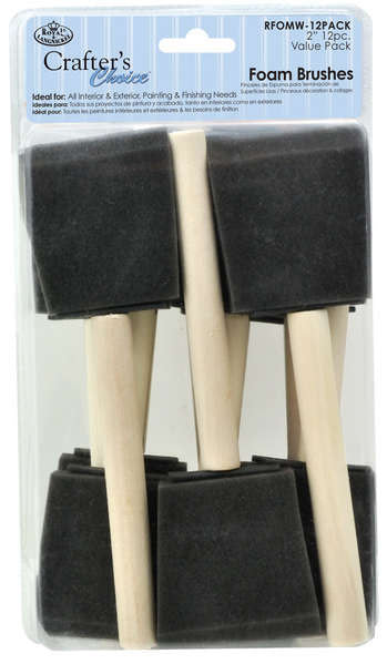 SPONGE BRUSHES - 2" - 12 PACK - Creative Kids