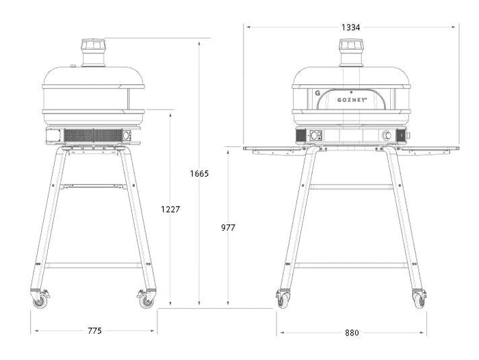 Stand for Gozney Dome - BBQ Land
